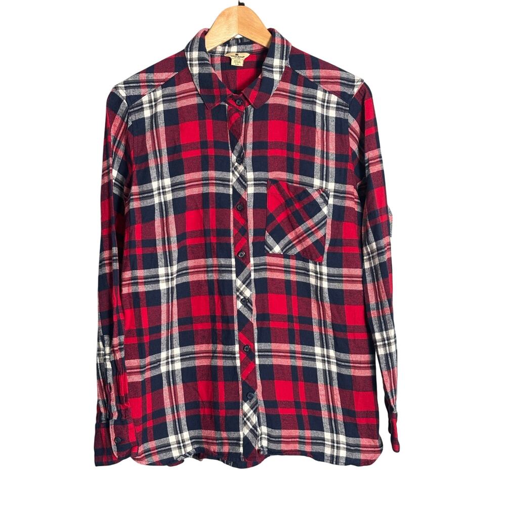 Woolrich Red & Black Buffalo Plaid Flannel Shirt Large